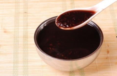 黑米粥和哈密瓜一起吃